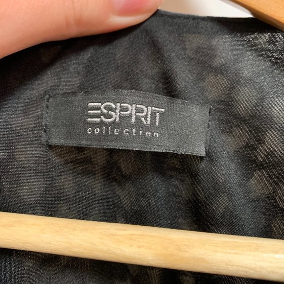 ESPRIT Sleeveless Black, White & Grey Business Dress - Picture 8 of 12